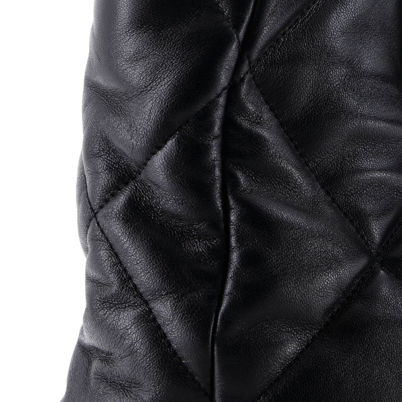 19 Shopping Bag Quilted Leather Medium