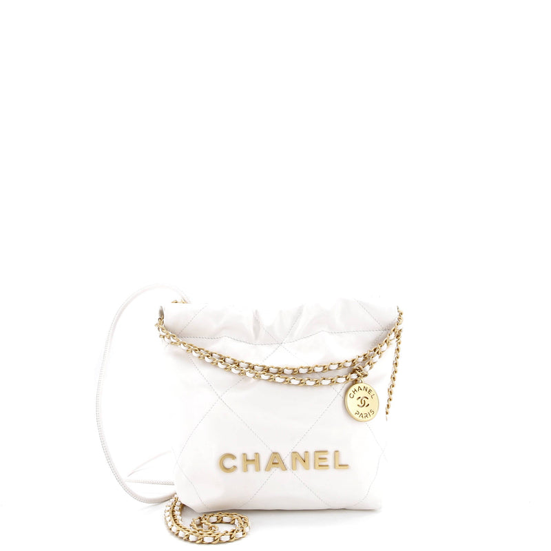 22 Chain Hobo Quilted Calfskin Mini