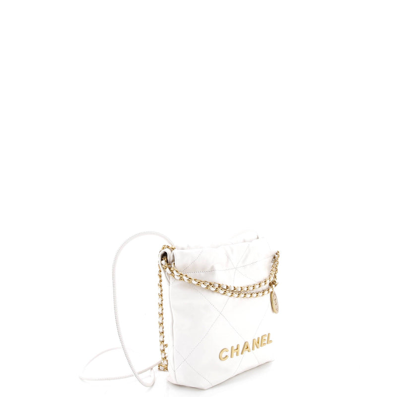 22 Chain Hobo Quilted Calfskin Mini