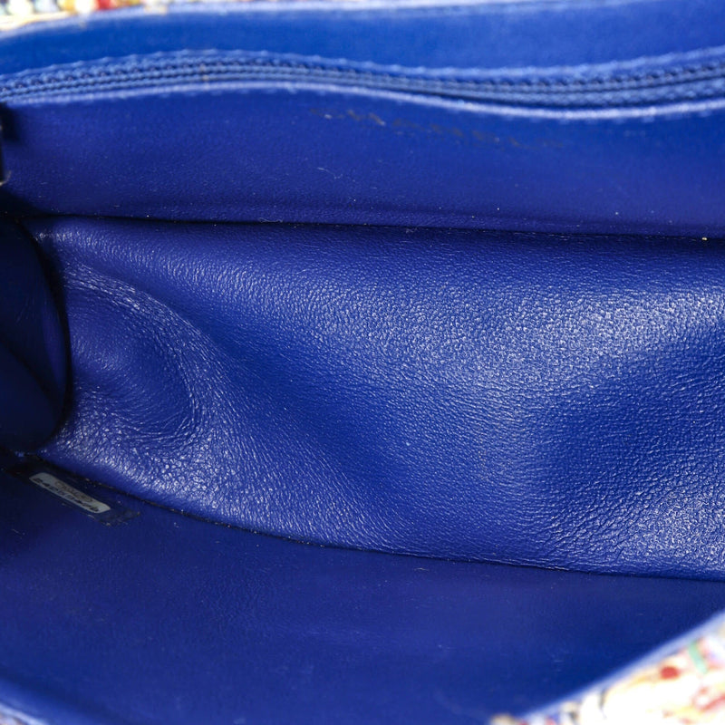 Beauty Lock Flap Bag Quilted Tweed Mini