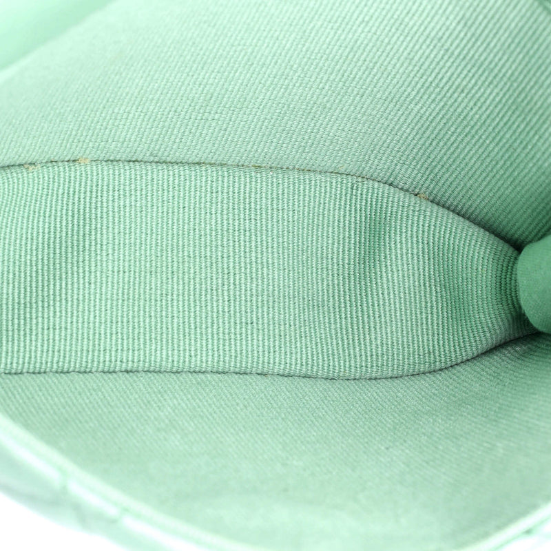 Candy Heart Clutch With Chain Quilted