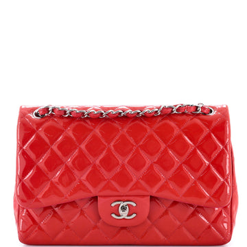 Classic Double Flap Bag Quilted Patent