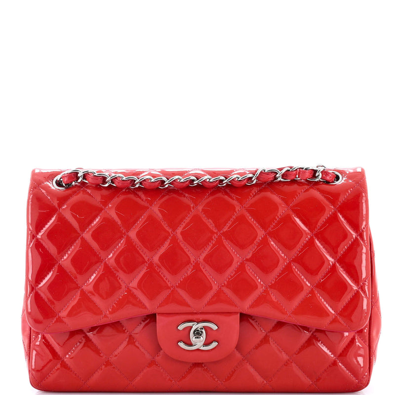 Classic Double Flap Bag Quilted Patent