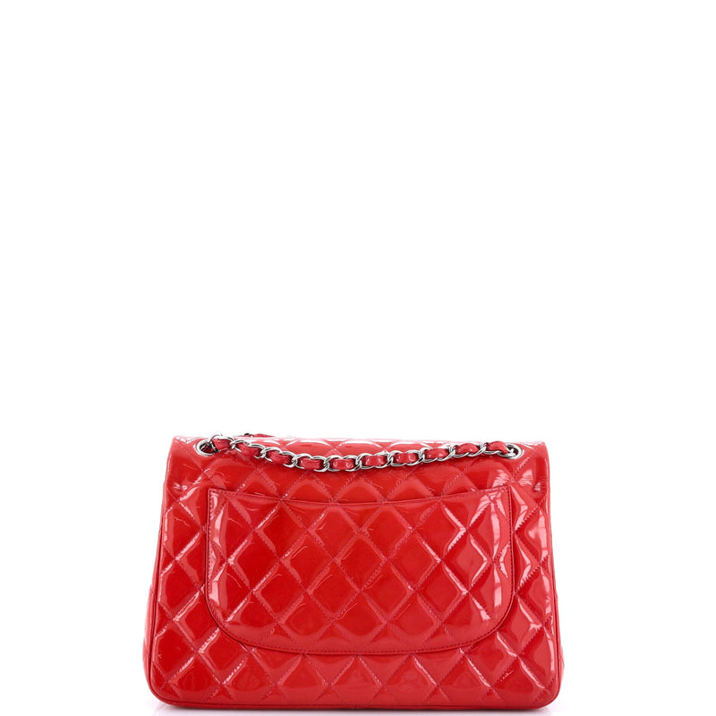Classic Double Flap Bag Quilted Patent