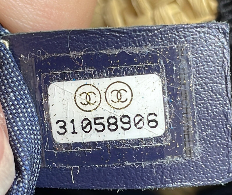 Deauville Tote Straw With Chain Detail