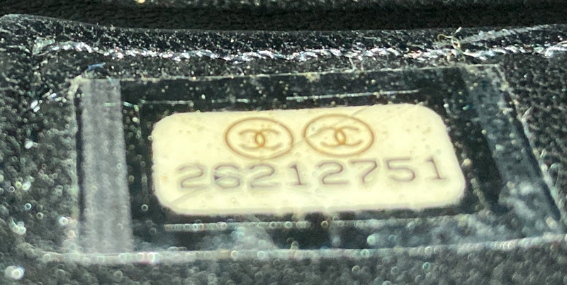 Medal Envelope Flap Bag Chevron Calfskin