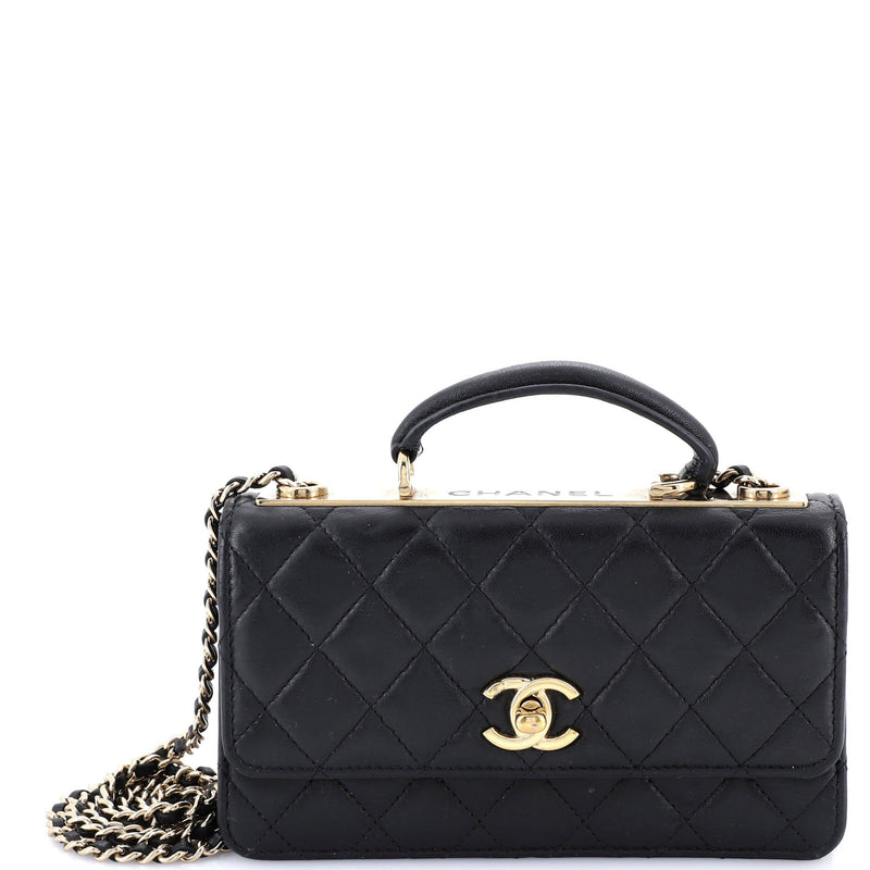 Trendy Cc Top Handle Wallet On Chain