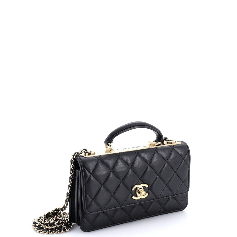 Trendy Cc Top Handle Wallet On Chain
