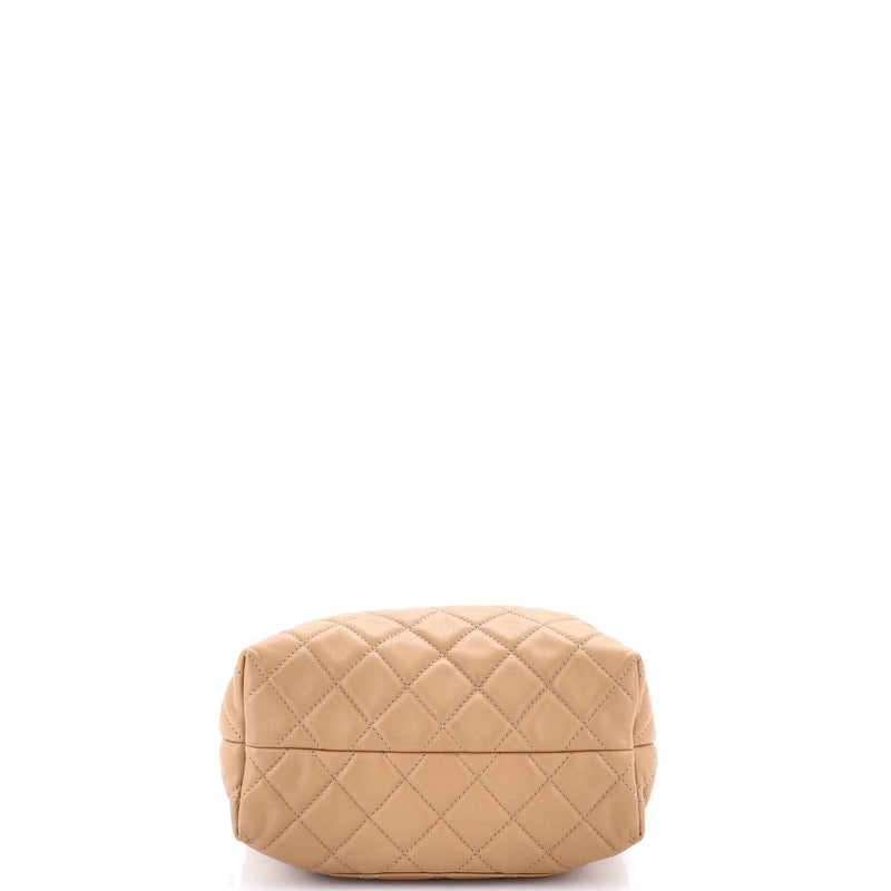 Bowling Bag Quilted Calfskin Small