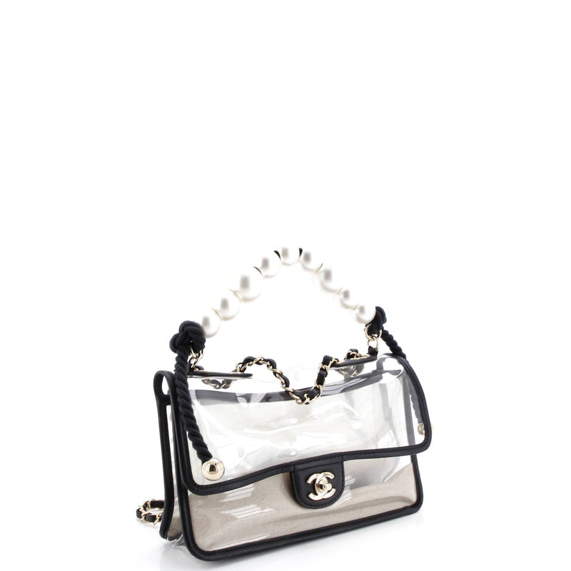Sand By The Sea Pearl Flap Bag Pvc With