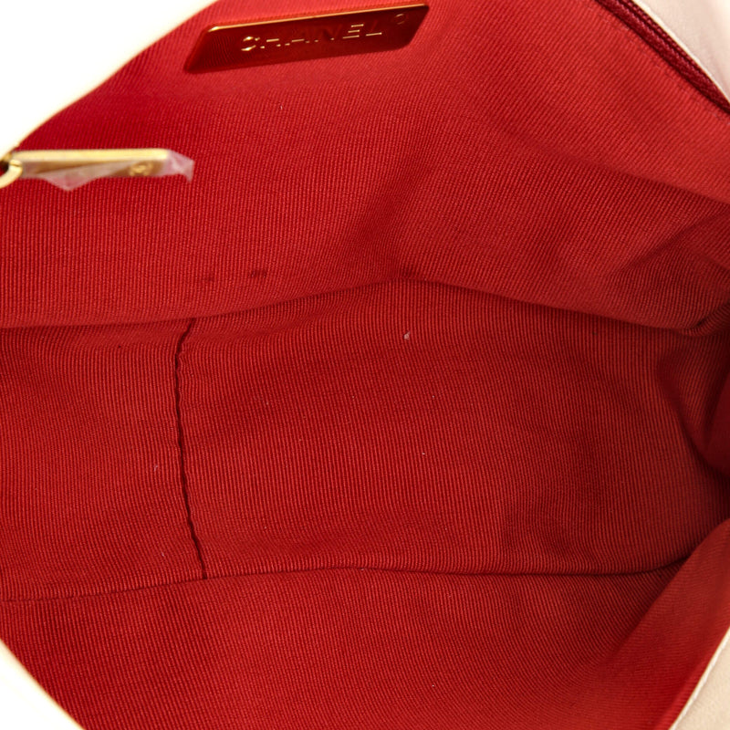 19 Flap Bag Quilted Leather Medium