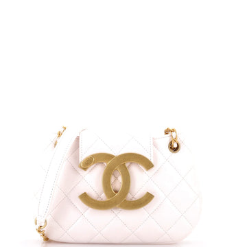 Giant Cc Chain Compartment Messenger Bag