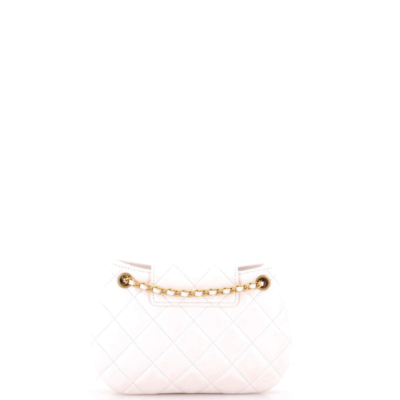 Giant Cc Chain Compartment Messenger Bag