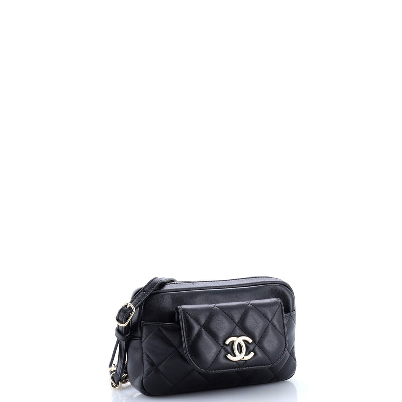 Cc Front Pocket Waist Bag Quilted