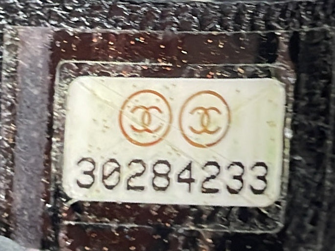 19 Flap Bag Quilted Houndstooth Tweed