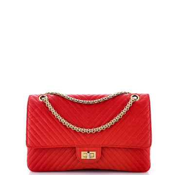 Reissue 2.55 Flap Bag Chevron Sheepskin