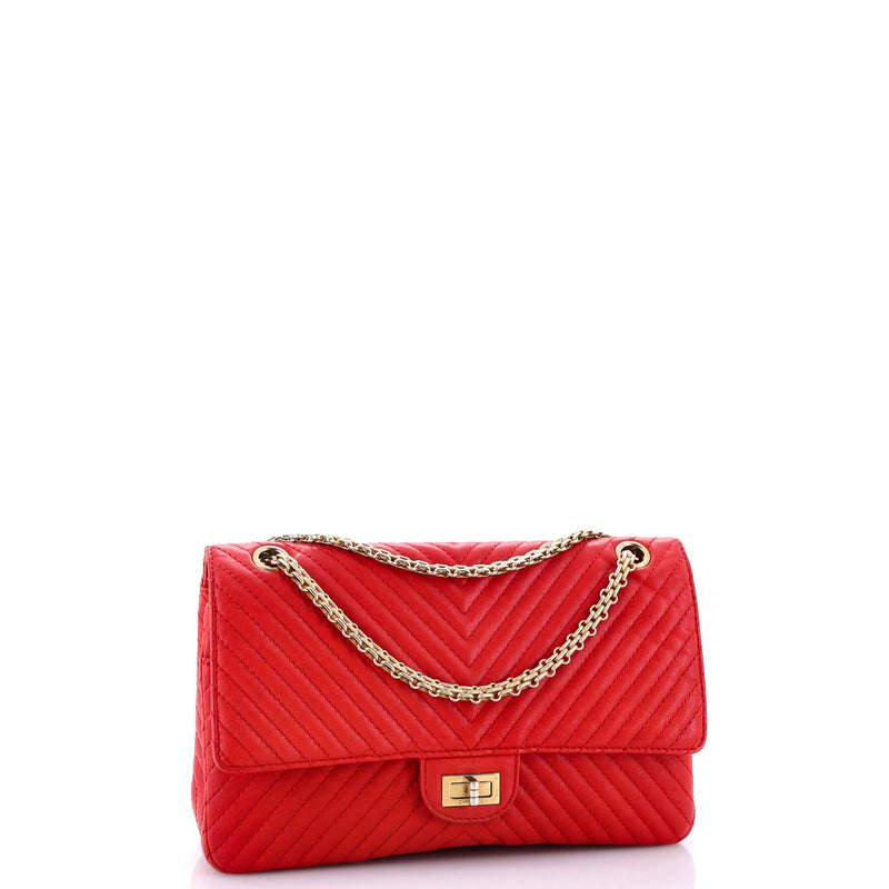 Reissue 2.55 Flap Bag Chevron Sheepskin