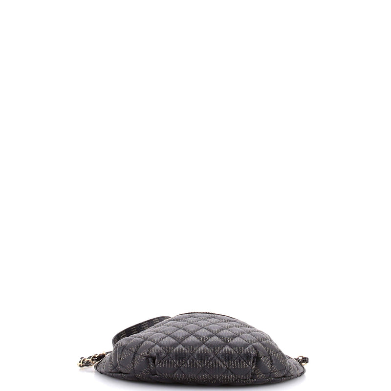 Banane Waist Bag Quilted Leather