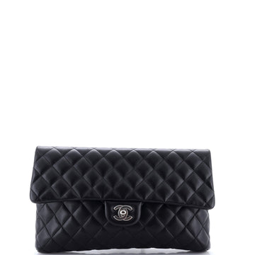 Classic Flap Clutch Quilted Lambskin