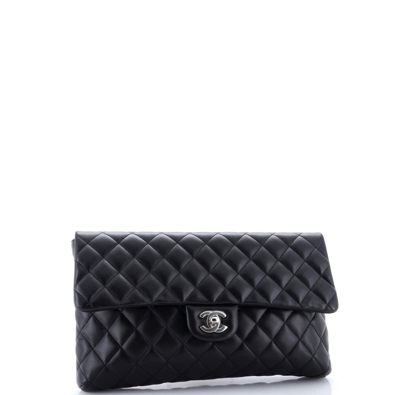 Classic Flap Clutch Quilted Lambskin