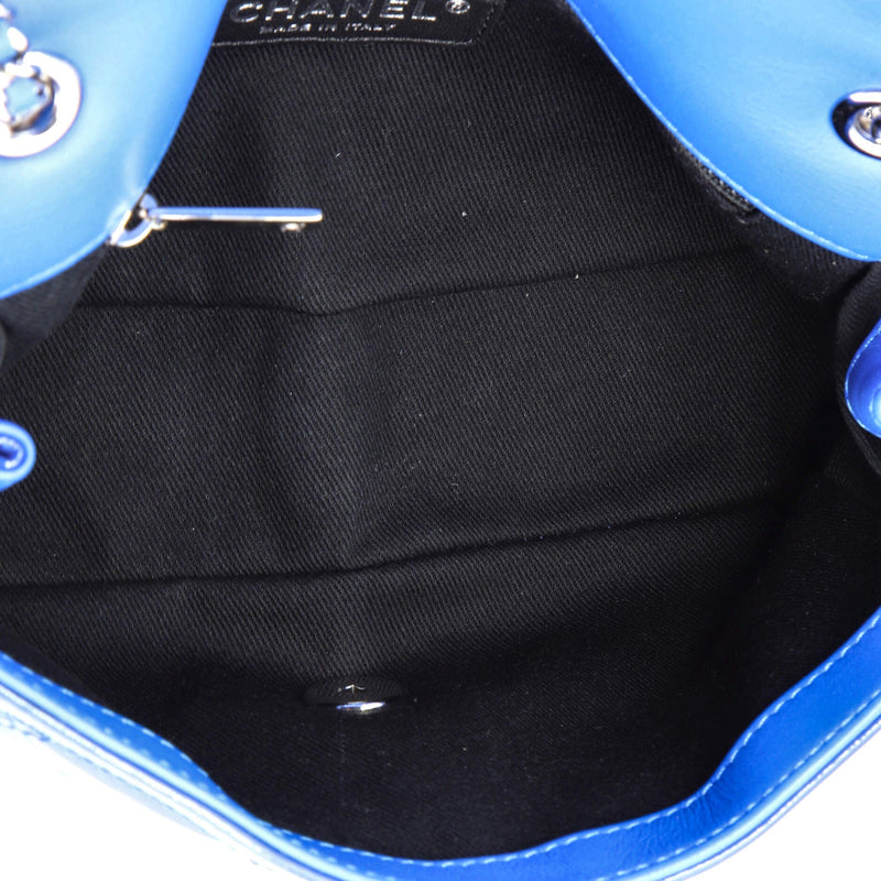 Coco Shine Flap Bag Quilted Patent Small