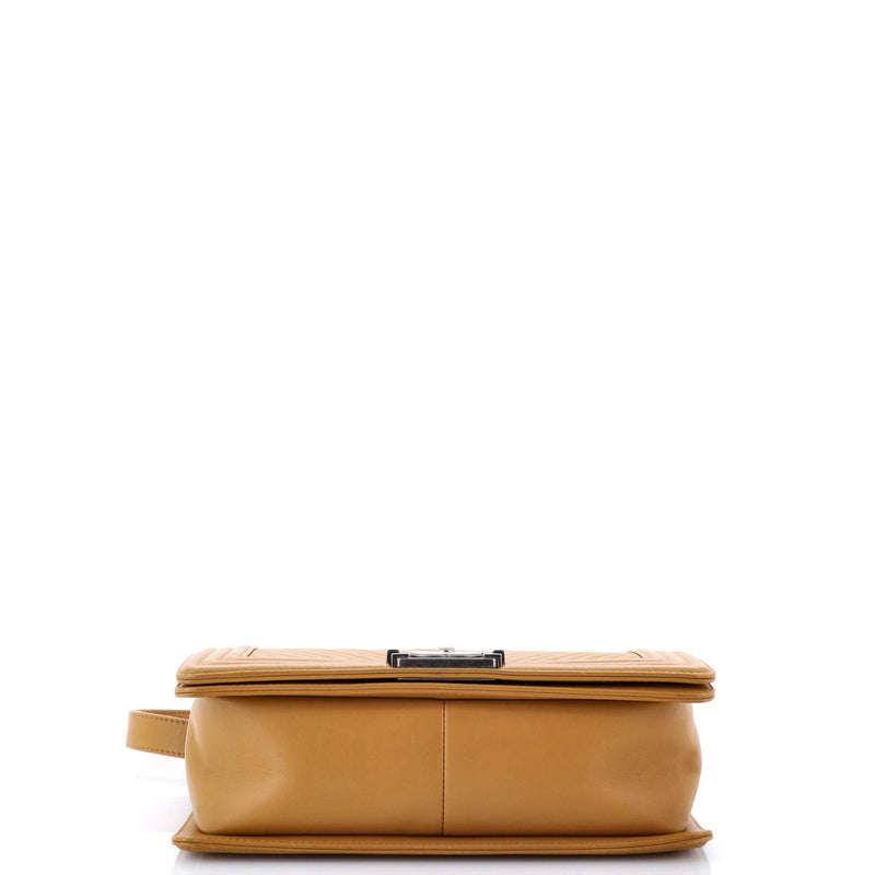 Boy Flap Bag Chevron Wrinkled Lambskin