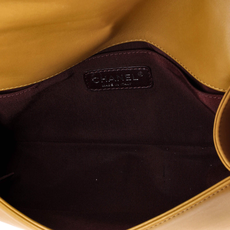 Boy Flap Bag Chevron Wrinkled Lambskin