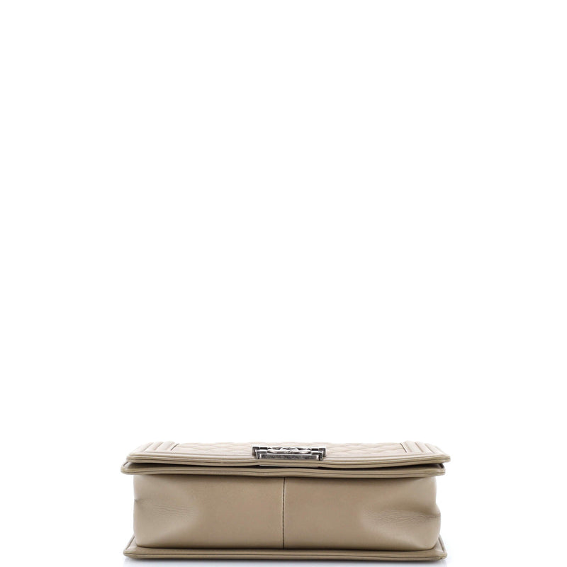 Boy Flap Bag Quilted Lambskin Old Medium