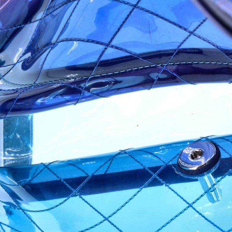 Coco Splash Flap Bag Quilted Pvc With