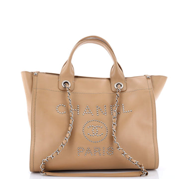 Deauville Tote Studded Caviar Small