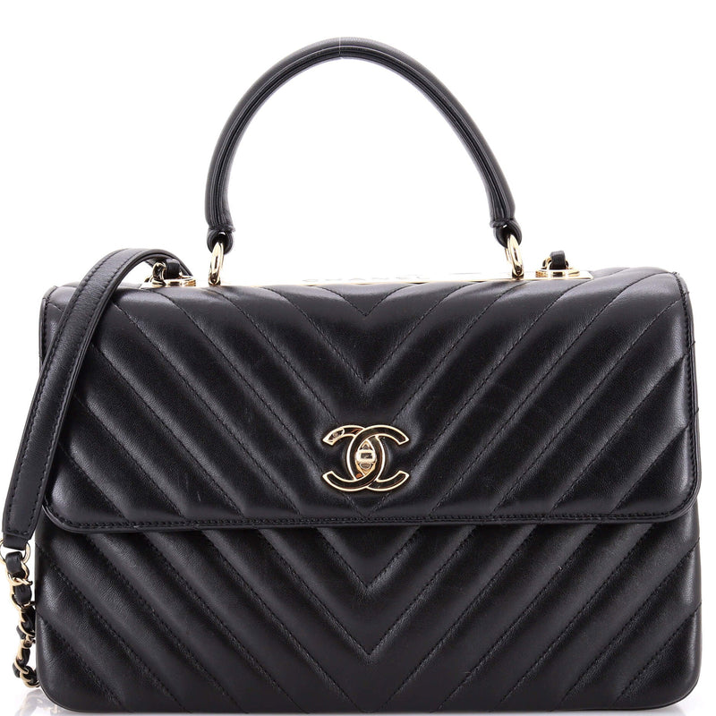 Trendy Cc Top Handle Bag Chevron