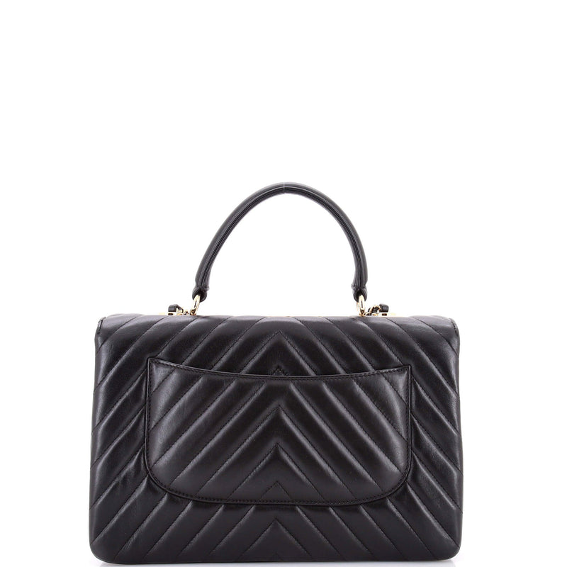 Trendy Cc Top Handle Bag Chevron
