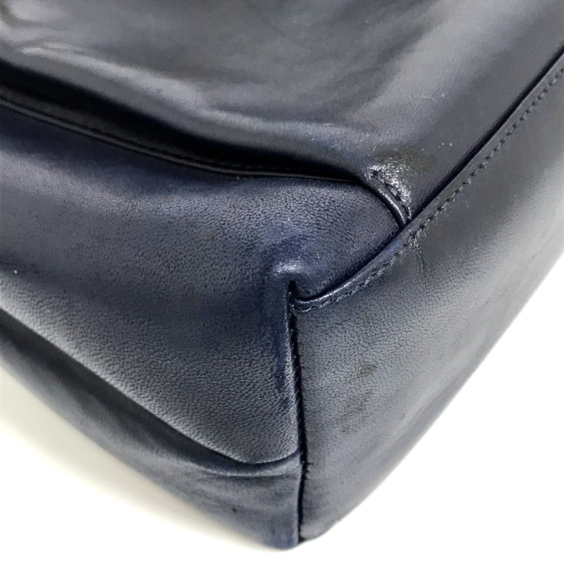 Vintage Front Pocket Tote Caviar Small