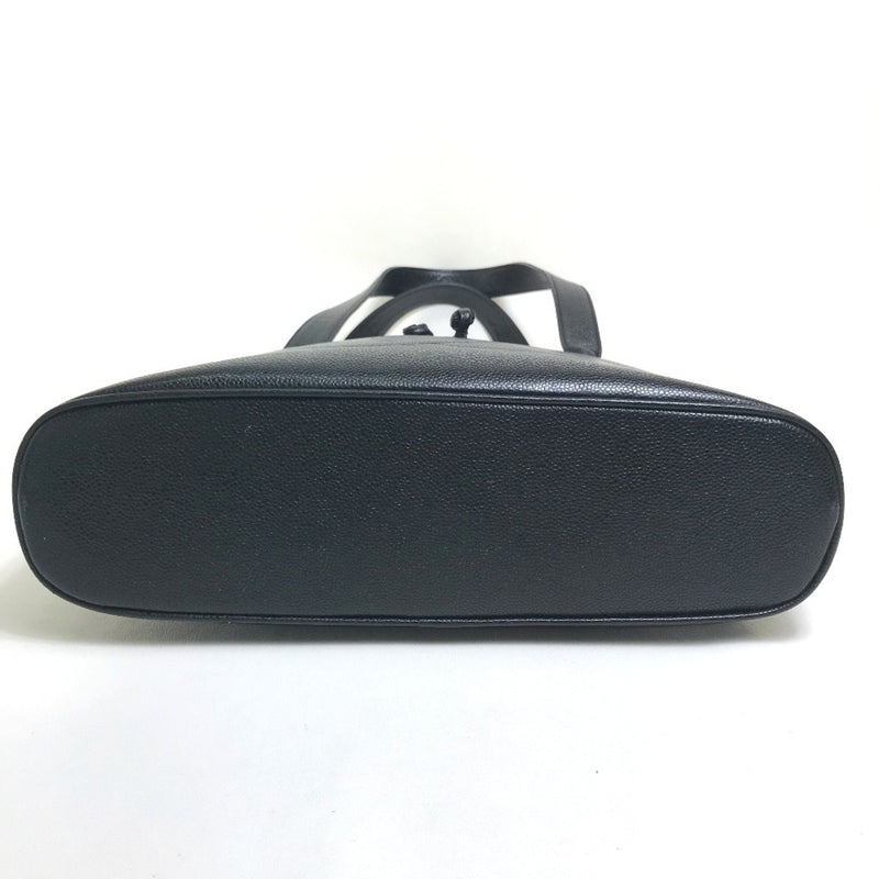 Vintage Timeless Zip Tote Caviar Medium