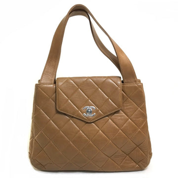 Vintage Cc Shoulder Bag Quilted Lambskin