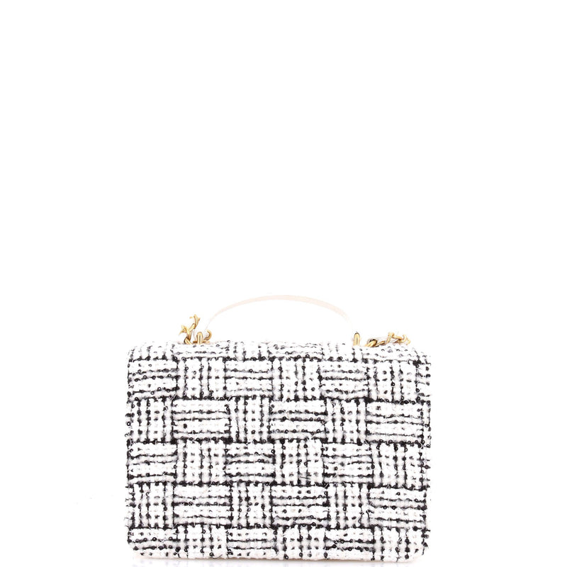 Cc Top Handle Chain Full Flap Bag