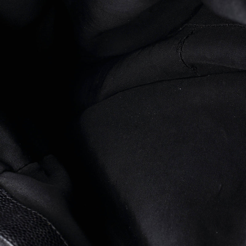 Grand Shopping Tote Quilted Caviar