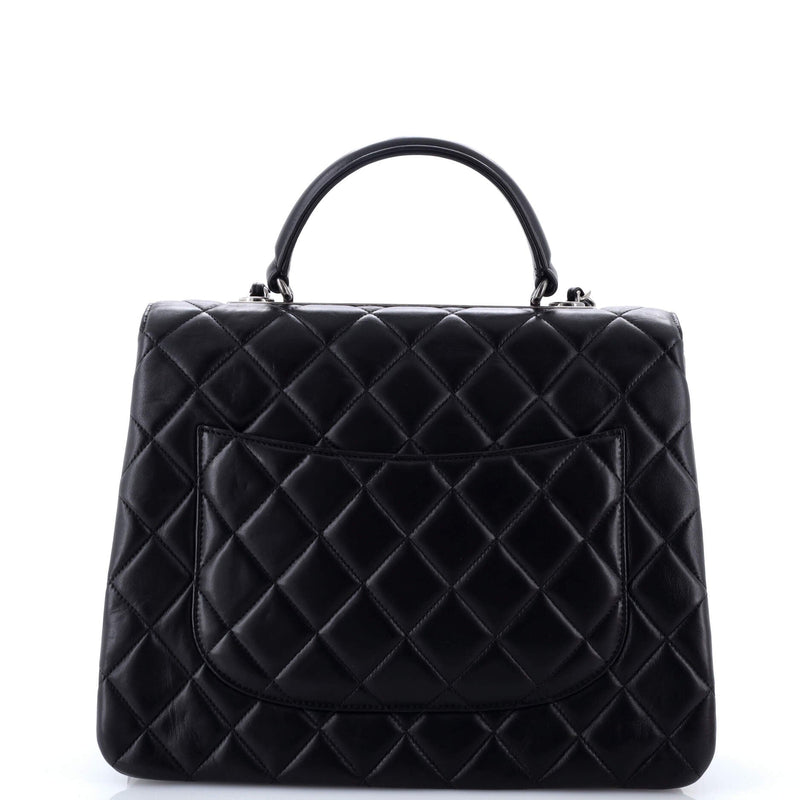 Trendy Cc Top Handle Bag Quilted