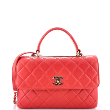 Trendy Cc Top Handle Bag Quilted