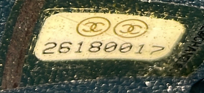 Medal Envelope Flap Bag Chevron Calfskin