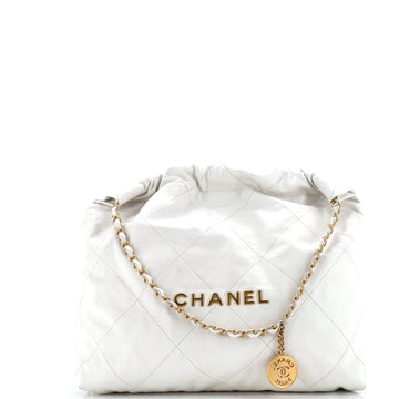 22 Chain Hobo Quilted Calfskin Medium