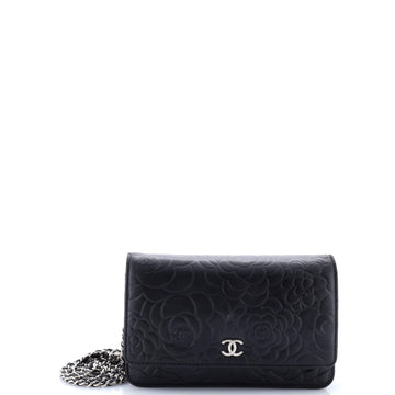 Wallet On Chain Camellia Lambskin