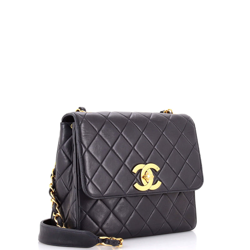 Vintage Square Cc Flap Bag Quilted