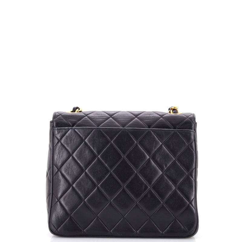 Vintage Square Cc Flap Bag Quilted