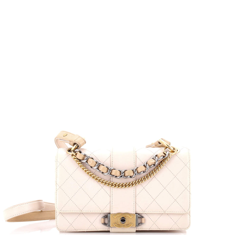Cc Chain Flap Shoulder Bag Quilted