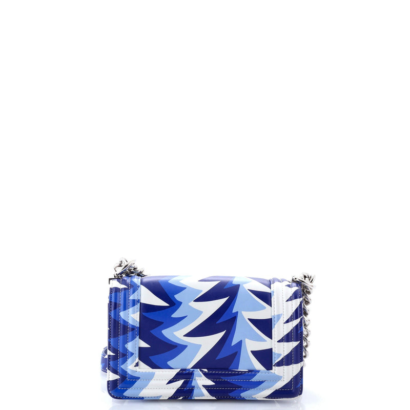 Boy Flap Bag Printed Calfskin Small