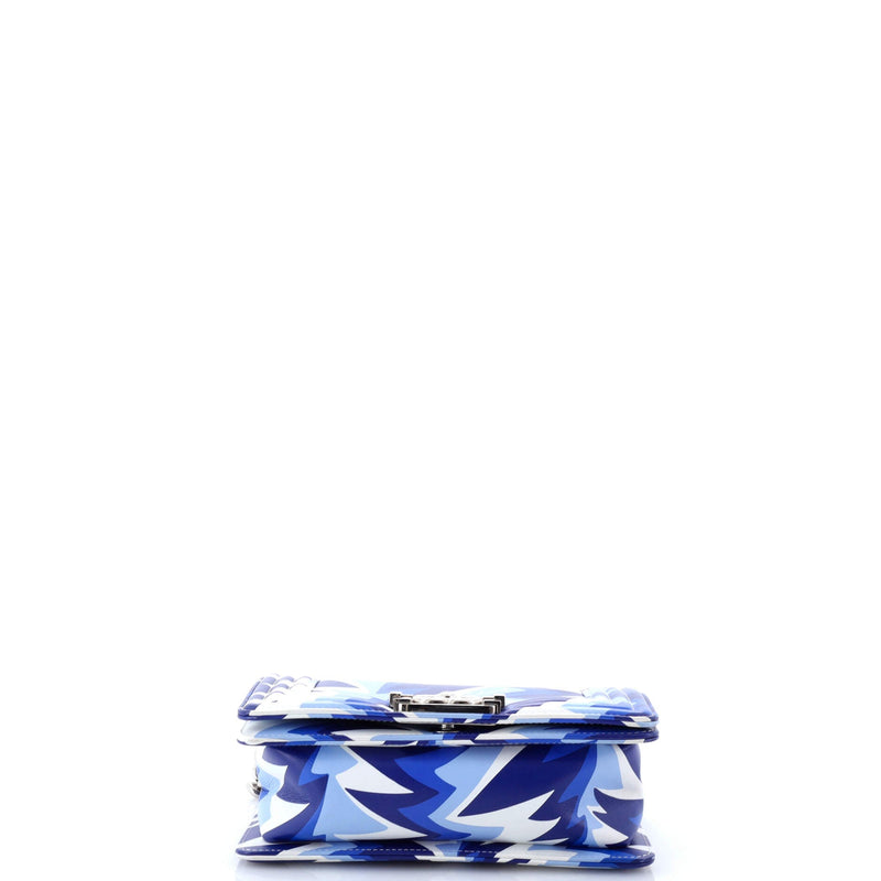 Boy Flap Bag Printed Calfskin Small