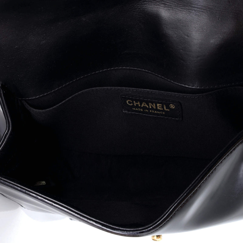 Boy Flap Bag Quilted Iridescent Glazed