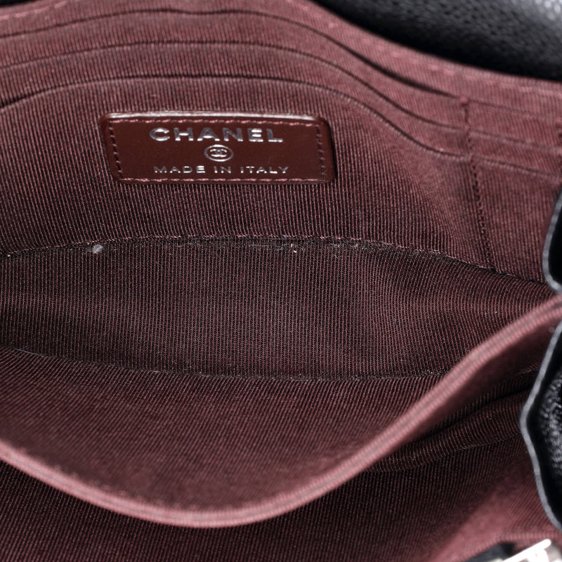 Wallet On Chain Quilted Caviar Mini