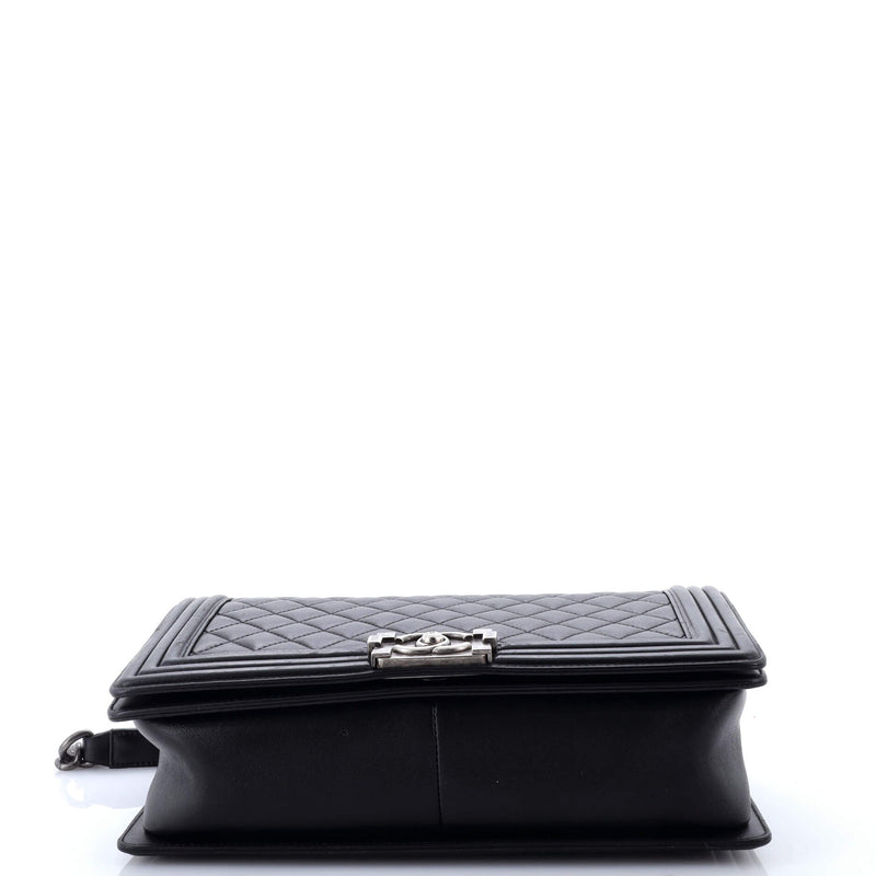 Boy Flap Bag Quilted Lambskin New Medium